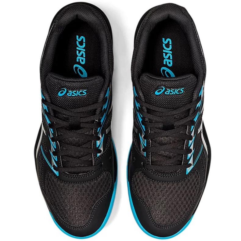 Asics Upcourt 4 fekete -kék férfi röplabda cipő 1071A053 020 1