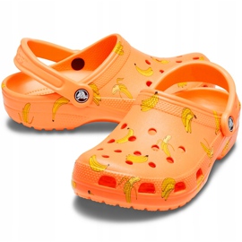 Crocs Classic Vacay Vibes Clog W 206375-801 narancssárga sárga 3