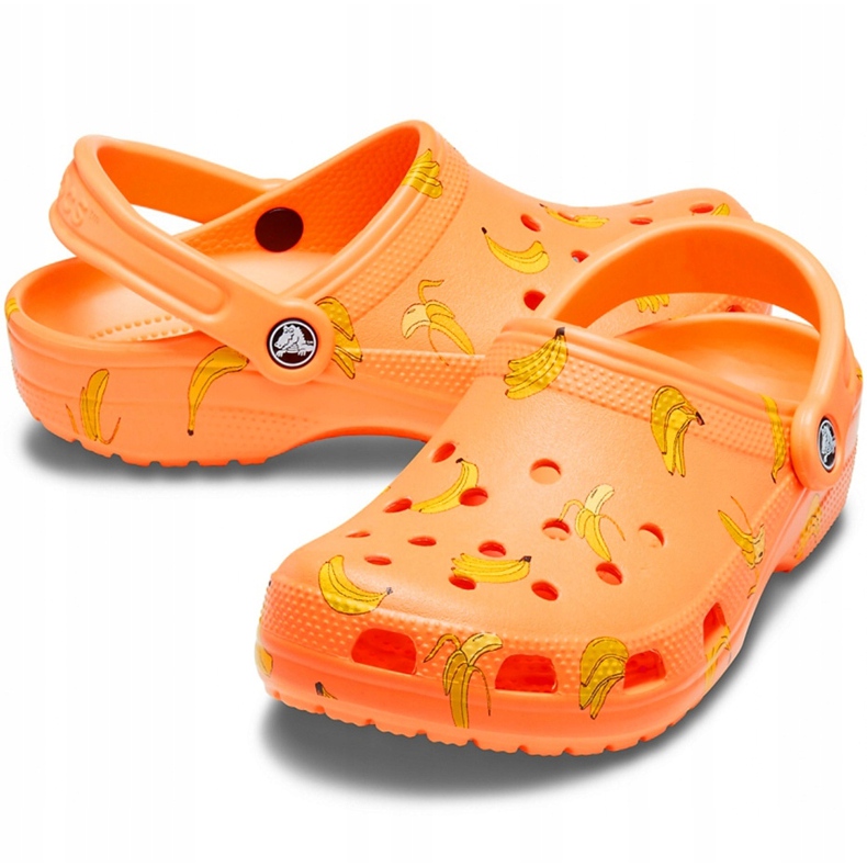 Crocs Classic Vacay Vibes Clog W 206375-801 narancs sárga 3