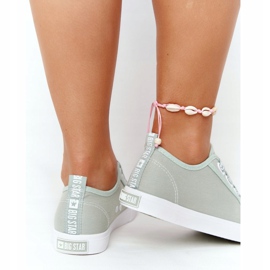 Női cipő Big Star HH274097 Zöld, mandzsettával 2