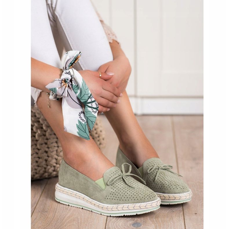 SHELOVET Áttört naplopók a peronon zöld 2