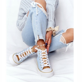 Női magas tornacipő Big Star HH274449 Blue kék 1