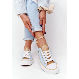 Klasszikus női cipők Big Star HH274457 Blue kék 1