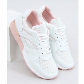 Fehér sportcipő VL134P WHITE / PINK 1