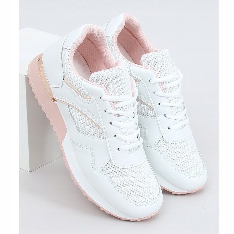 Fehér sportcipő VL134P WHITE / PINK 1