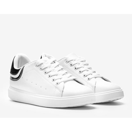 Fekete Makaila női fehér cipők 1