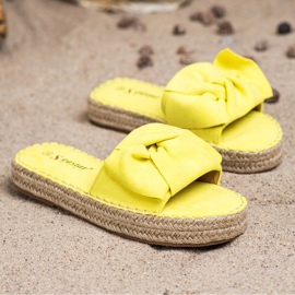 Seastar Velúr Espadrilles sárga 1 Seastar Velúr Espadrilles sárga 1