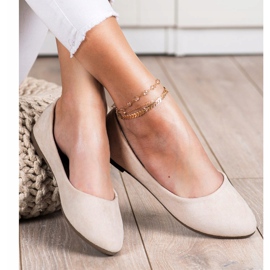 Klasszikus VINCEZA balerinák bézs 1