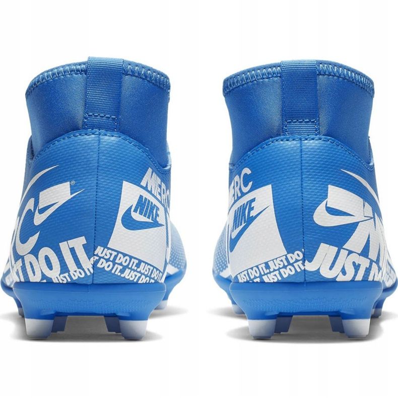 Nike Mercurial Superfly 7 Club FG / MG Jr AT8150-414 futballcipő kék 6 Nike Mercurial Superfly 7 Club FG / MG Jr AT8150-414 futballcipő kék 6