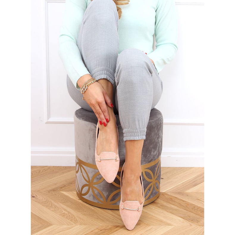 Mucasins mandula rózsaszín lábujjak 3C-6 Pink 2