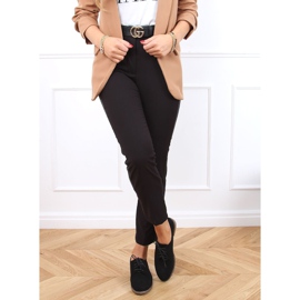 Fekete csipkés cipók G325 Fekete 1