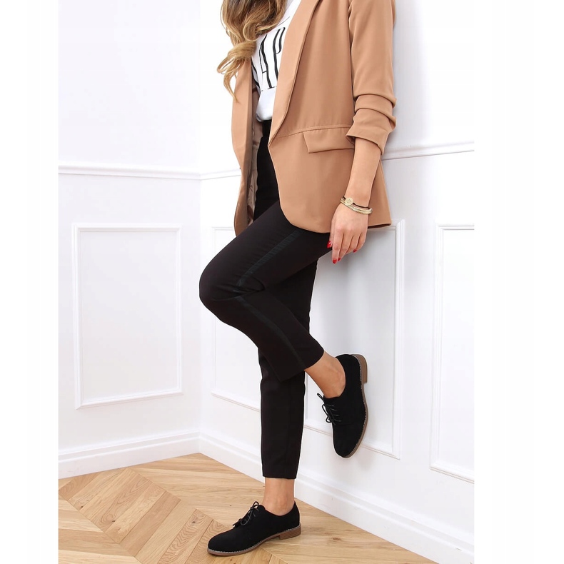 Fekete csipkés cipók G325 Fekete 2