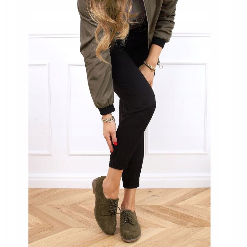 Zöld fűzős cipók G325 Zöld 1