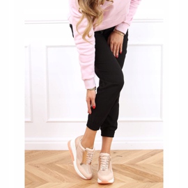 Rózsaszín RQ288 Rózsaszín sportcipő rejtett ék sarkán 1