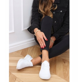 Fehér BL1817-SP Fehér zokni sportcipő 2