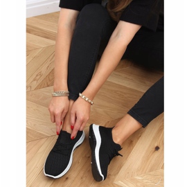 Fekete BL1817-SP Fekete zokni sportcipő 1