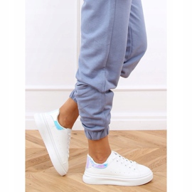 Fehér női cipők A88-63 ezüst 1