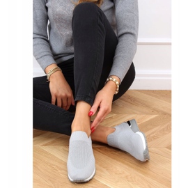 Szürke zokni sportcipő LDH006 Szürke 2