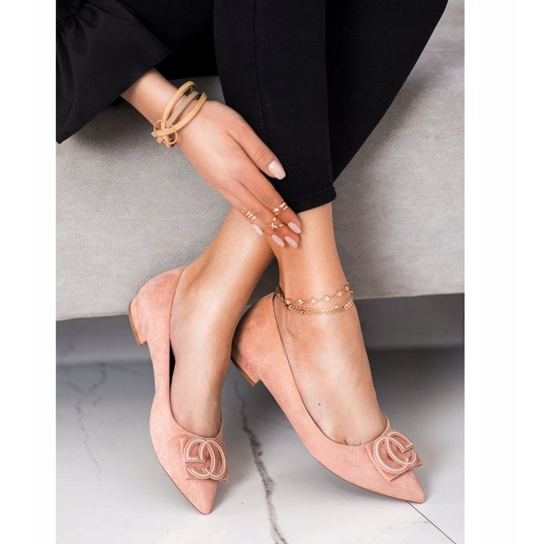 Fama Elegáns balerina díszekkel rózsaszín 2