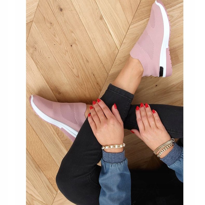 Rózsaszín G-362 Rózsaszín zokni sportcipő 2