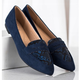 Small Swan Navy Lordsy Snake Print sötétkék 2