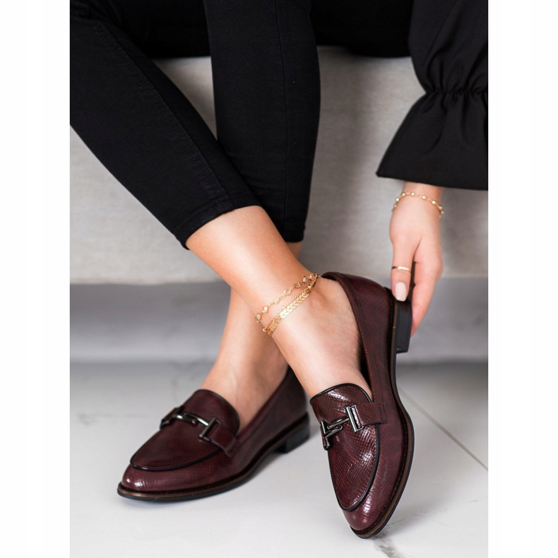 Snake Print Sergio Leone cipő piros 1