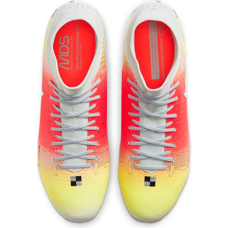 Nike Mercurial Superfly 8 Academy Mds FG / MG CV0948 108 futballcipő narancssárga 1