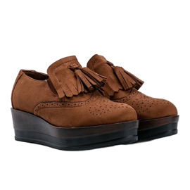 Barna velúr broguék Makenzie -től 1