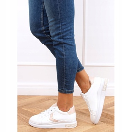 Fehér női cipők CC-40 Pink rózsaszín 2