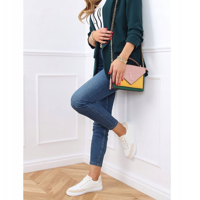 Fehér női cipők 6110 Bézs 1