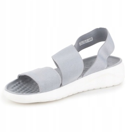 Crocs Literide Stretch szandál W 206081-00J szürke 2