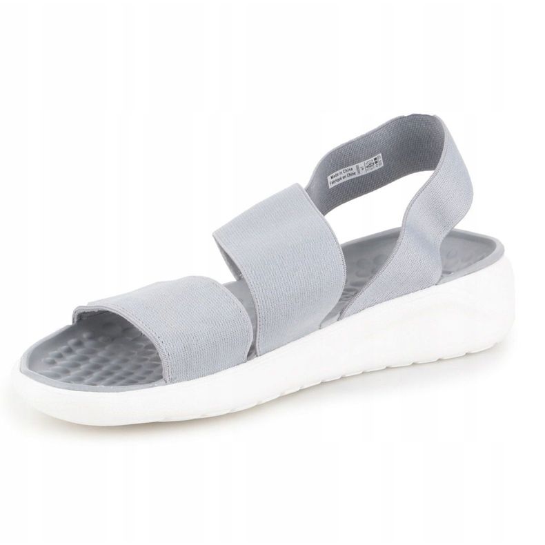 Crocs Literide Stretch szandál W 206081-00J szürke 2