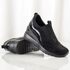 VINCEZA Slip On Shoes fekete 1