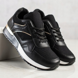 SHELOVET Stílusos cipők tavasszal fekete 1