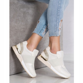 SHELOVET Stílusos csúszós cipők bézs 1