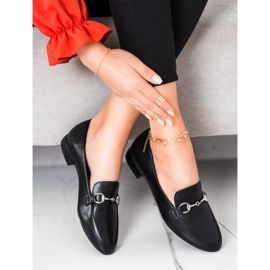 Sergio Leone Klasszikus Cipők Eco Bőrrel fekete 2