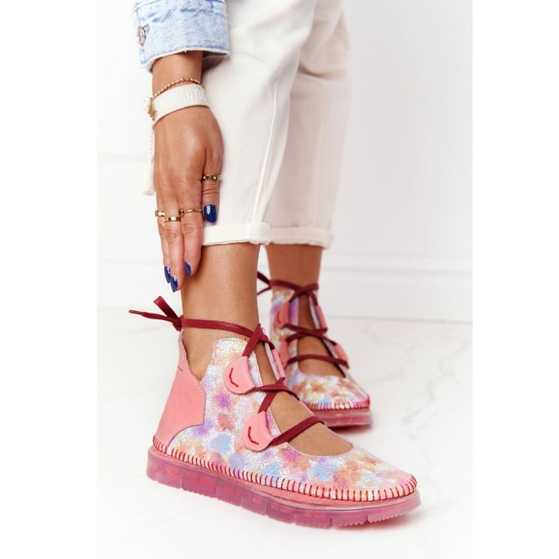 Női bőrcsizma Maciejka Pink 04457-15 rózsaszín sokszínű 1