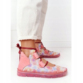 Női bőrcsizma Maciejka Pink 04457-15 rózsaszín sokszínű 2