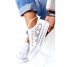 FB2 Női fehér csipke Candice cipők 3 FB2 Női fehér csipke Candice cipők 3