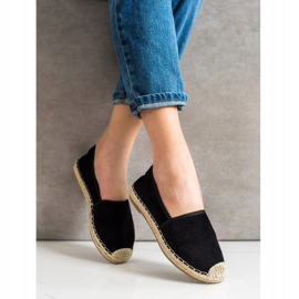 Kayla Könnyű áttört espadrillák fekete 1
