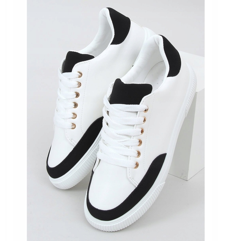 Fehér női cipők 6110 Fekete 1