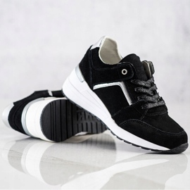 Filippo Fekete bőr sportcipő 2