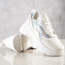 SHELOVET Divatos cipők fehér 2