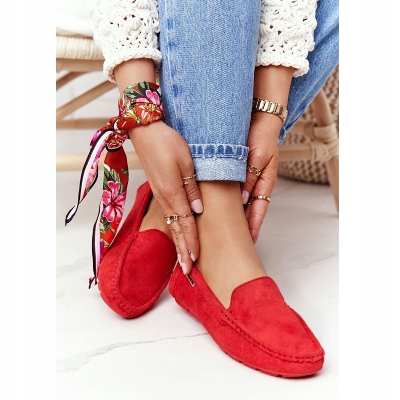 PH1 Női piros San Marino velúr naplopók 1