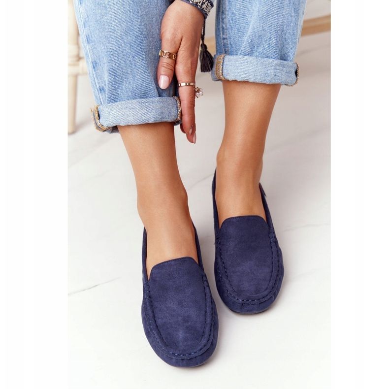 PH1 Női Velúr Cipők Navy Blue San Marino sötétkék 2