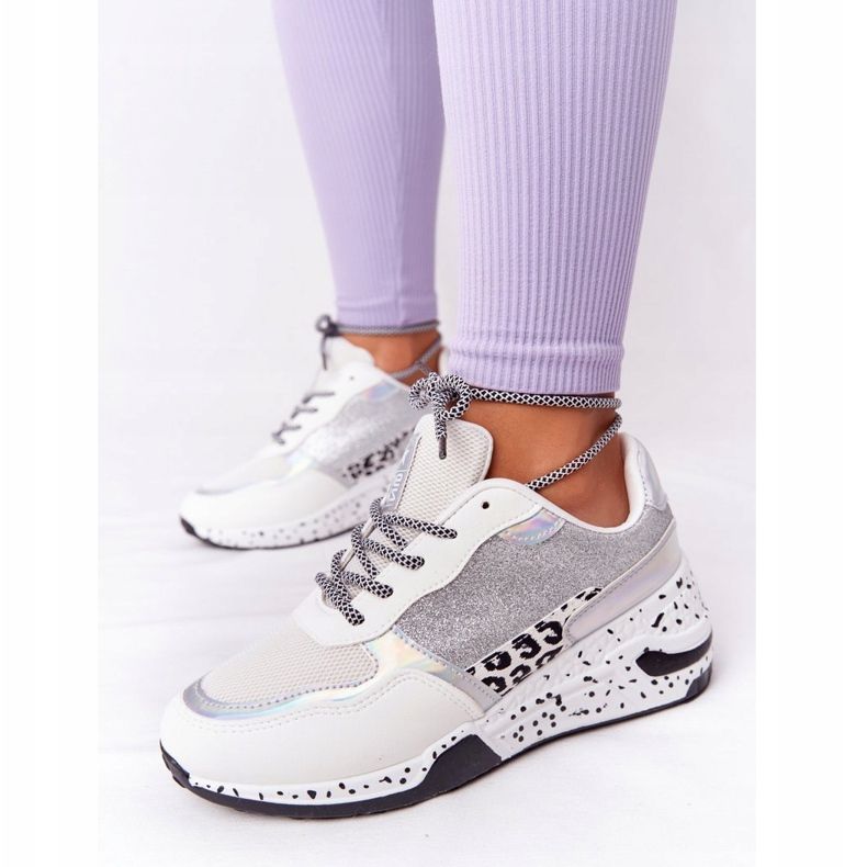 NEWS Női ék cipők Fehér, Brocade Avery 1