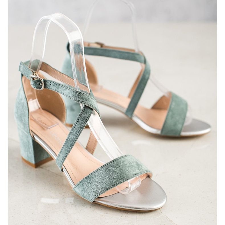 Sergio Leone pántos szandál sokszínű kék 1