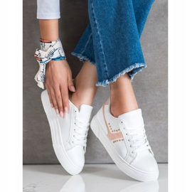 SHELOVET Alkalmi fehér sportcipő 2