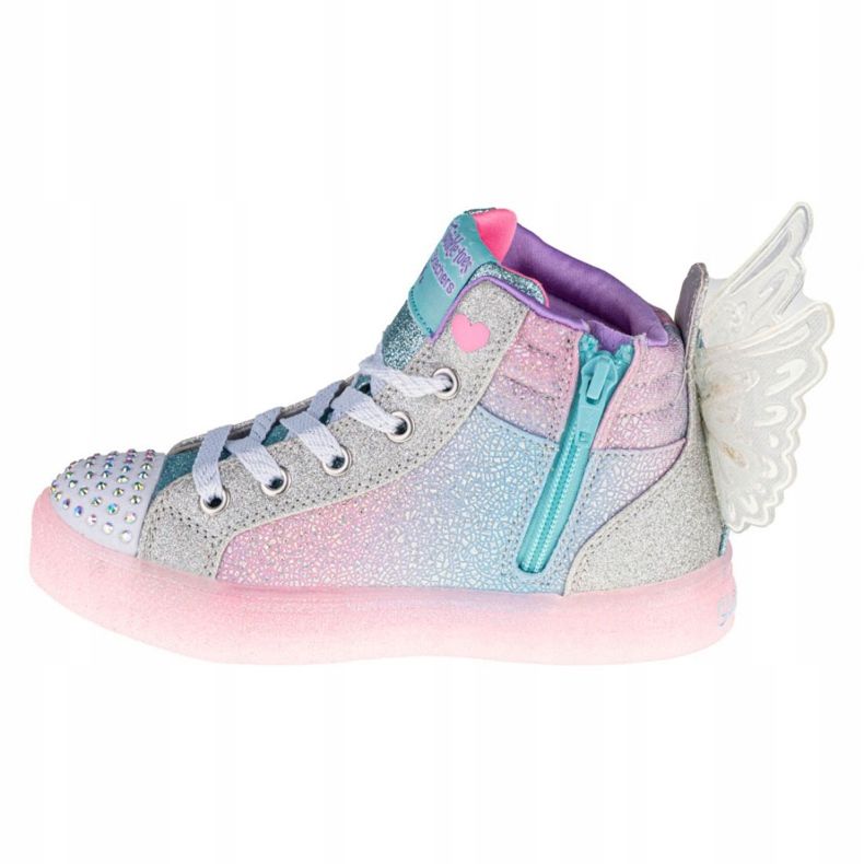 Skechers Shuffle Brights Glimmer Wings W 20254L-LBMT Cipő rózsaszín sokszínű 1