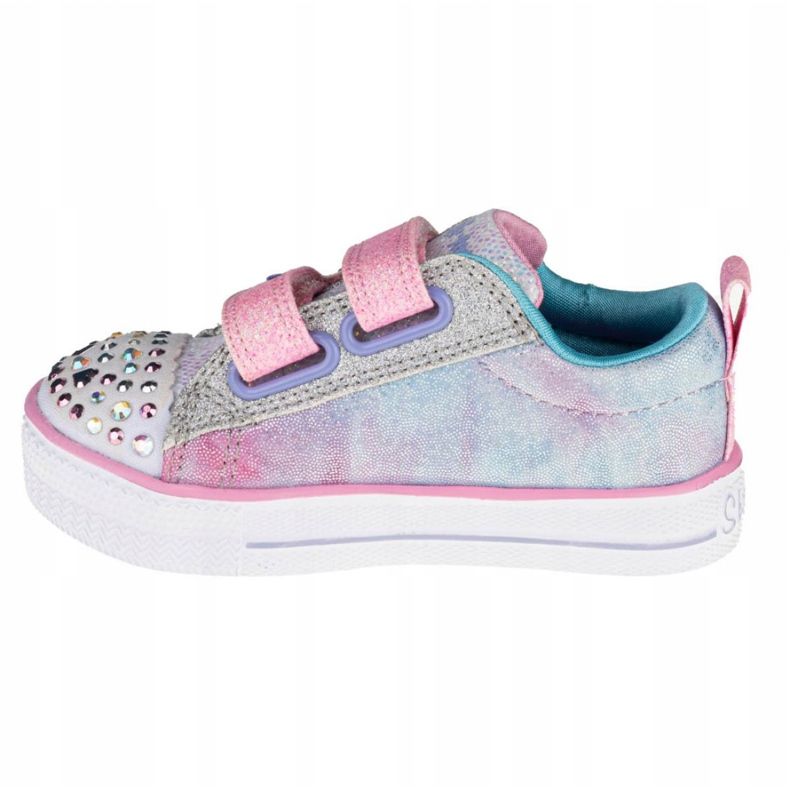 Skechers Shuffle Lite Sweet Supply Jr 20320N-LPMT Cipő fekete sokszínű 1